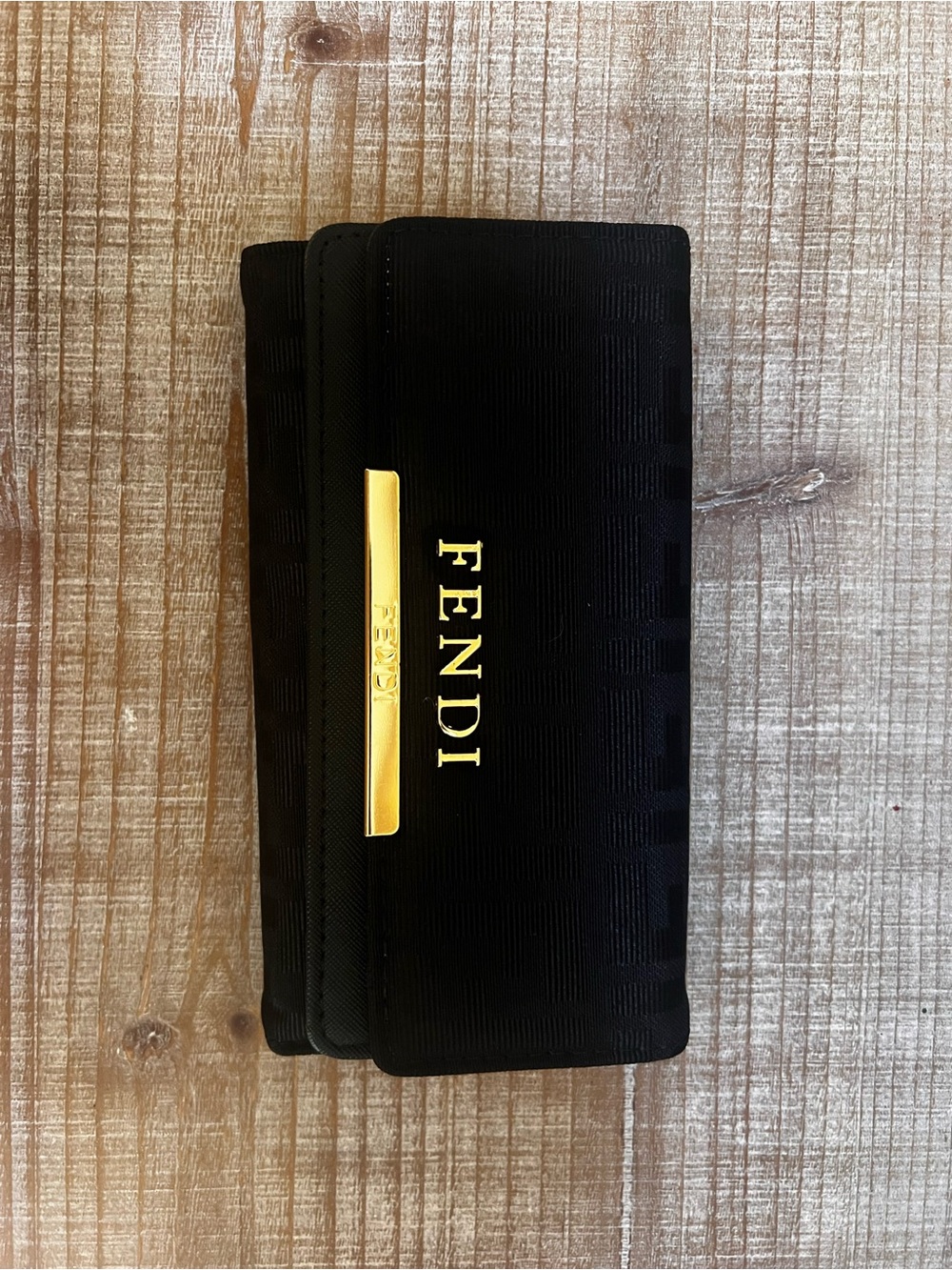 INSPIRED Black Leather Shoulder Bag with Wallet - Picture 5 of 7